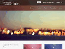 Tablet Screenshot of aberdeencoc.org